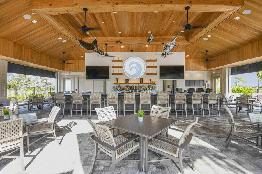 Bahama Bar pavilion at Esplanade at Azario, Lakewood Ranch