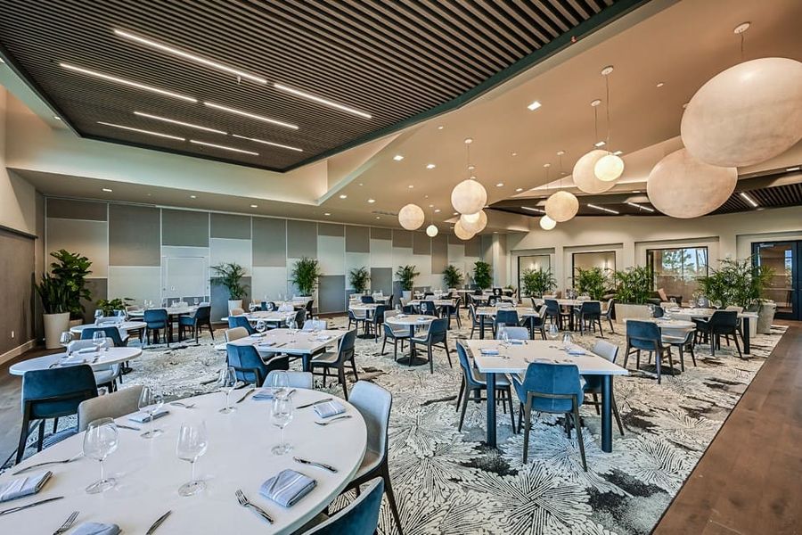 Culinary Center dining room at Esplanade at Azario, Lakewood Ranch